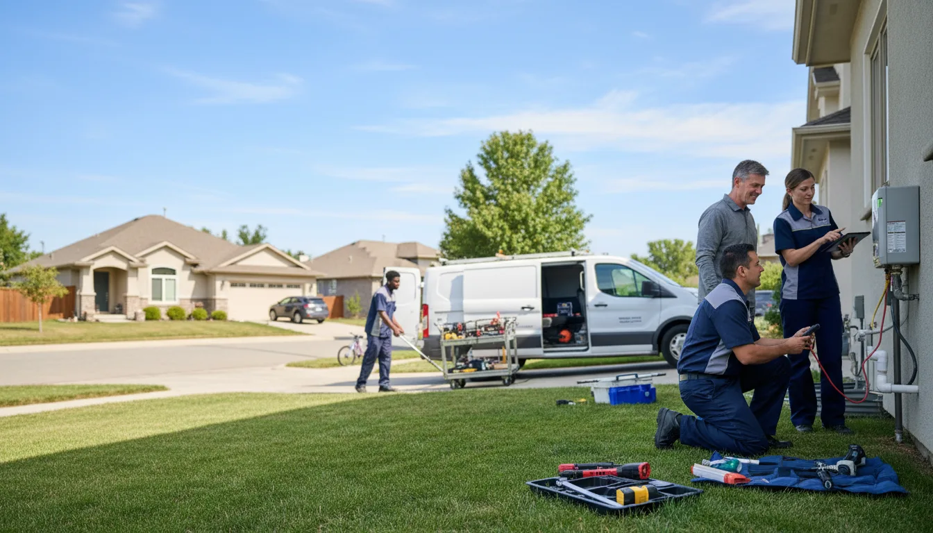 Tankless water heater service in Knott, TX